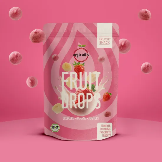 Bio Fruit Drops - Erdbeer Banane Joghurt