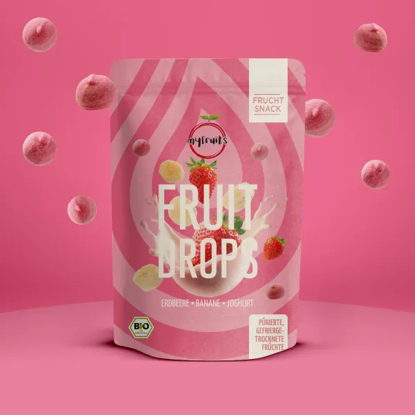 Bio Fruit Drops - Erdbeer Banane Joghurt