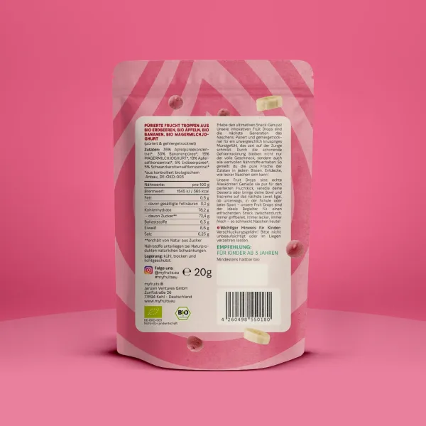 Bio Fruit Drops - Erdbeer Banane Joghurt